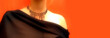 Detail of a girl wearing fashion necklace