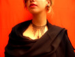 Detail of a girl wearing fashion necklace