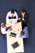 Four business people meeting