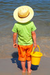 Boy at the seaside
