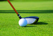 Golf ball and driver
