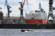 Schiff in Werft