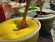 yellow sand at the fair
