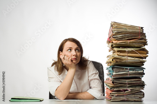 Photo: Female Office Worker Female Office Worker