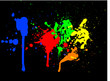 Ink splats