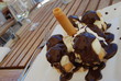 profiteroles au chocolat