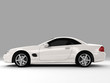 white sports car white sports car