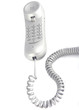 photo of a tone dial telephone with cord