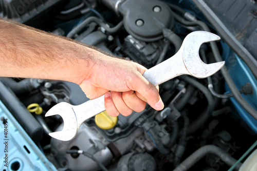Photo: handle double wrench, maintenance a car handle double wrench, maintenance a car