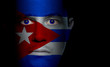 Cuban Flag - Male Face