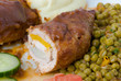 Roulade vom Schweinefleisch mit Beilagen 4