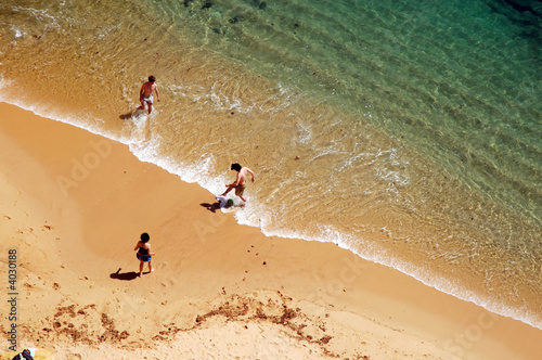 People on the beach. Algarve, Portugal