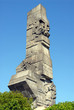 war monument on the Westerplatte in Poland