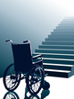 Photos : Wheelchair and stairs