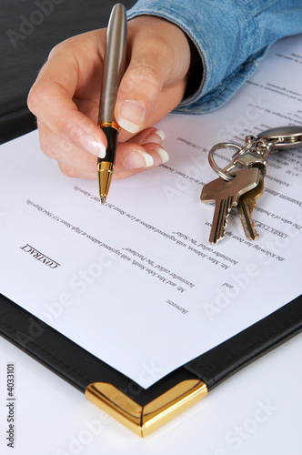 Photo: Lease contract Lease contract