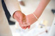 Handshake of loving hearts
