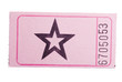 Photo: Pink star ticket Pink star ticket