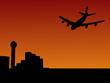 plane arriving in Dallas