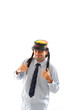Man with a hat
