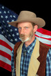 Senior Western patriot portrait Senior Western patriot portrait