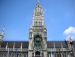 Rathaus in München mit Mariensäule