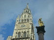 Rathaus in München mit Mariensäule