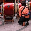 Japanese drums show moment Japanese drums show moment