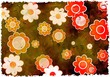 grunge flowers