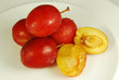 Red plums