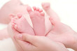 feet of newborn baby