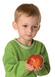 The kid with an apple (3)