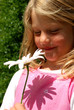 Girl with flower