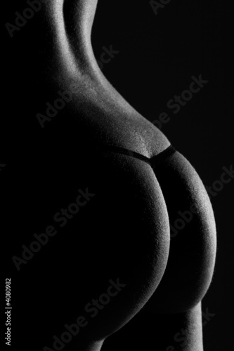 Photo: Young beautiful female ass in thong Young beautiful female ass in thong
