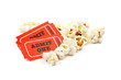 Popcorn and two tickets Popcorn and two tickets