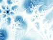 Abstract ice-flowers