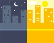 night and day night and day