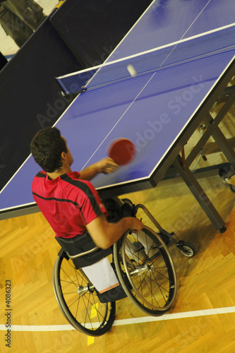 Photo: Ping pong player 2 Ping pong player 2