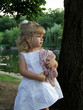 Toddler in profile