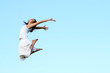 Woman jumping 