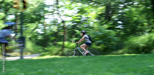 Cycliste, Central Park, NYC Cycliste, Central Park, NYC
