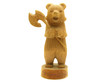 Isolated bear with an axe Isolated bear with an axe