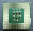 478 Pin Computer Processor On Black Background