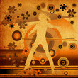 jumping woman
