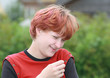 young girl with short hair 2