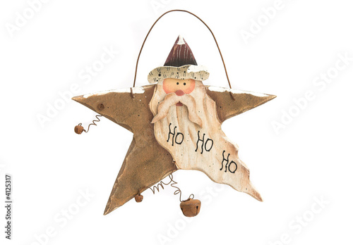Photo: Rustic wooden Christmas decoration Rustic wooden Christmas decoration