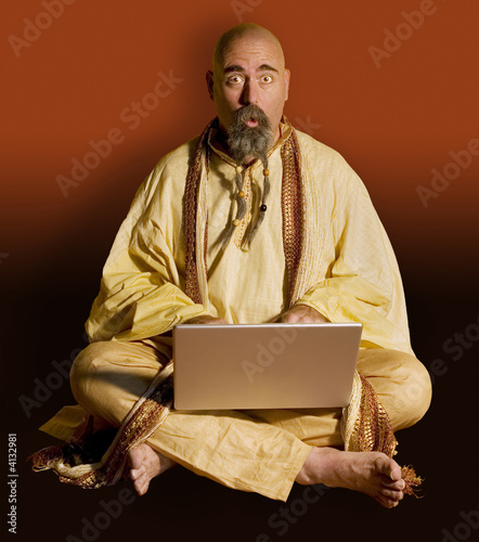 Funny Gurru on laptop Computer Funny Gurru on laptop Computer