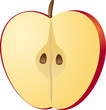 Half apple
