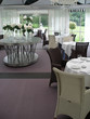 summer tent restaurant in the park