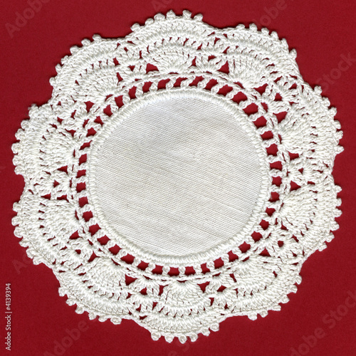Foto: Vintage Antique Cotton Crochet Mesh Border Vintage Antique Cotton Crochet Mesh Border