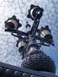 Luminaire du pont de pierre à Bordeaux